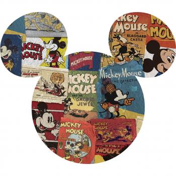 Mickey Head Billboard Fototapete 125 x 125 cm