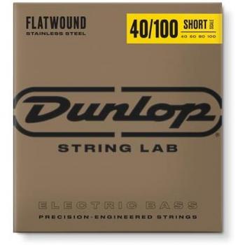 Dunlop Flatwound Stainless Steel .40-100 for Short Scale