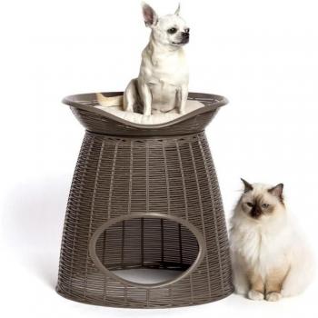 Bama Dierenvacht Vouwmand 52x50x46 cm – Taupe