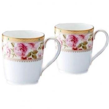 Noritake Hartford 2-Piece Bone China Mug Set – 295ml each