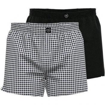 Bugatti Boxershorts Helsinki, 2 Stück, schwarz