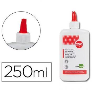 Bote de 250 ml – Pegamento Blanco LíderPapel Lavable