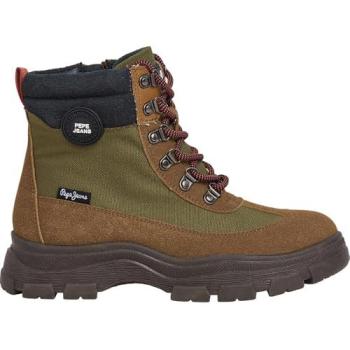 Pepe Jeans Stivali Track Sky Marrone – stile basso con cerniera, casual, EU39