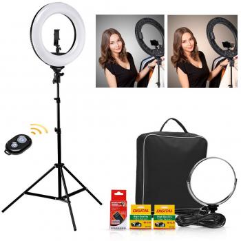 CRAPHY 18'' Luz Anillo LED Bi-Color 3200k-5600k