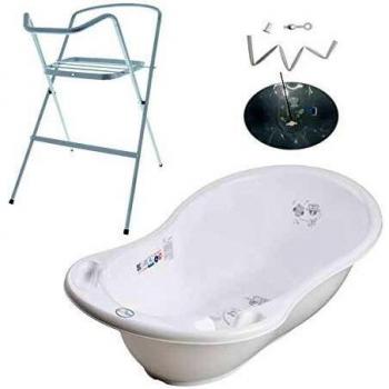Baignoire Bébé Owls 86 cm avec Thermomètre et Pied