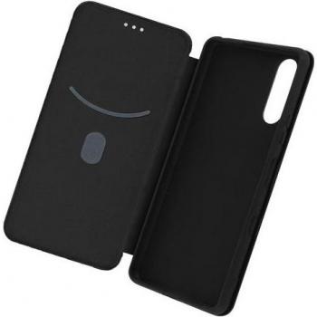 Avizar Protezione Carbonio Nera per Sony Xperia 10 III con Cordoncino e Portacarte