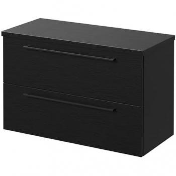 390 Nero Oak Vanity Unit 800mm