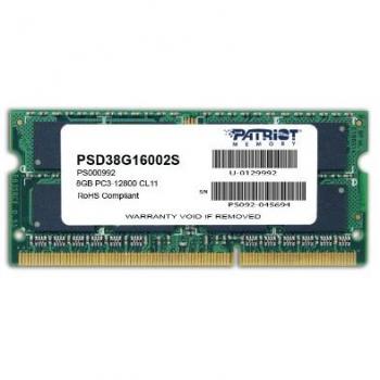 Patriot 8GB DDR3 Laptop Memory 1600MHz