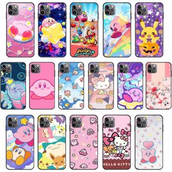 IPhone XR 14 15 11 12 13 Kirby Soft Black Case