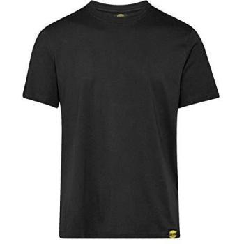 Maglia Diadora Utility MC Atony II Nera in Cotone Organico