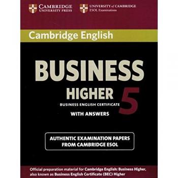 Cambridge English Business Higher 5: Higher Student's Book with answers