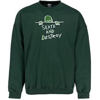 Thrasher Sweatshirt Gonz Sad Logo (Forest Green) XL