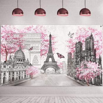 Fondo Urbano Rosado