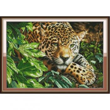 Leopard Cross Stitch DIY Embroidery Kit
