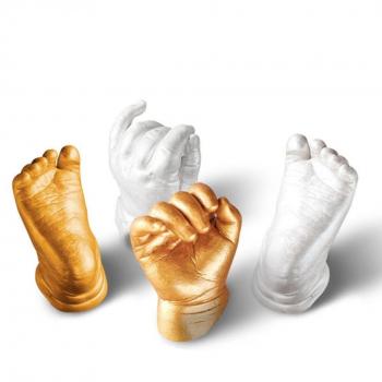 Bescita DIY-Formpulver für Baby-Hand‑ und Fußschablonen in 3D – Geschenkset