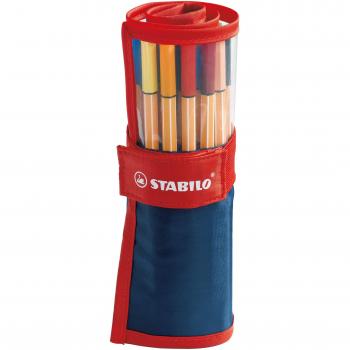 STABILO POINT 88 IN ROTOLO DA 25 PZ ASS