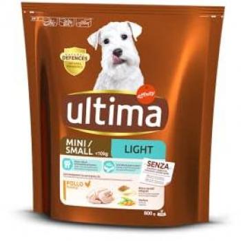 Croccantini ULTIMA Mini Adult Light con Pollo 800g per Cani di Piccola Taglia