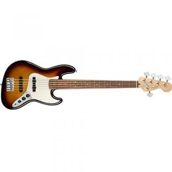 Fender Player Jazz V Electric Bass Guitar, Pau Ferro, 3-Color Sunburst