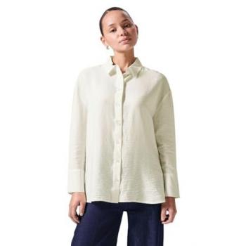 STREET ONE STUDIO Unifarbene Bluse mit Knopfleiste