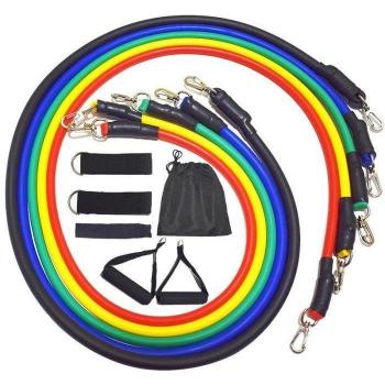 Bandes MultiForce Leytn® – Kit 5 pour Gym, Yoga, Renforcement