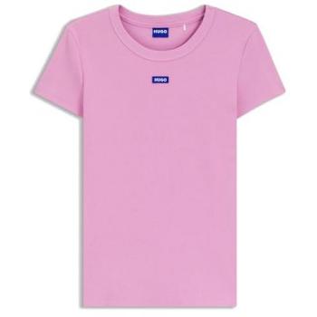 T-Shirt Hugo Easy Rosa Slim Fit