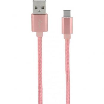 Cavo USB-C Rosa 1 m Nylon Mooov
