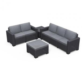 Keter California 5-Seater All-Weather Outdoor Lounge Set
