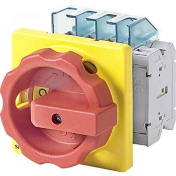 Siemens Lasttrennschalter Rot, Gelb 3polig 50 mm² 100 A 1 Schließer, 1 Öffner 690 V/AC 3LD27041TP5