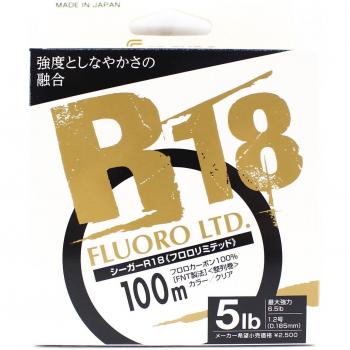 Seaguar R18F Fluoro Ltd 5‑lb 100 m Clear Line