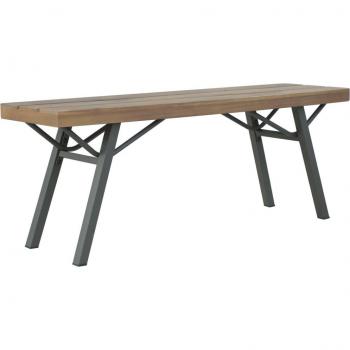 Banc de terrasse en acacia massif, 120 cm