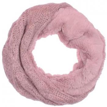 Antonio Schal Winter Damen Loop Schal » Loopschal mit Wendemöglichkeit, (Einzelner Schal, 1-St. Einzelner Schal), » Strickschal mit Fell » Damenschal warm und flauschig