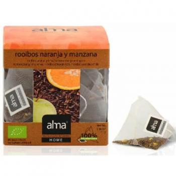 Alma Home Infusión Rooibos Naranja y Manzana 15 Pirámides Eco Vegan
