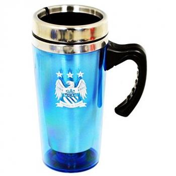 Mug de transport aluminium Manchester City FC – couleur bleu ciel