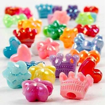 Perles en plastique 65 g