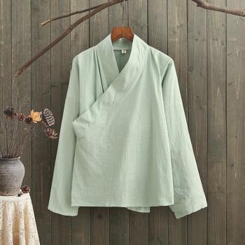 Camisa de Té Zen Nagodo con Detalle Lino