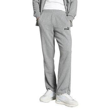 Trainingshose PUMA ESS LOGO PANTS TR OP SRL Gr. S, N-Gr, grau (medium gray heather) Herren Hosen