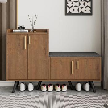 Hauss Spole scarpiera porta scarpe con panca, mobile ingresso 120x34x82