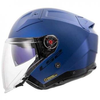 Casque Jet LS2 OF603 Infinity II Solid Bleu XL