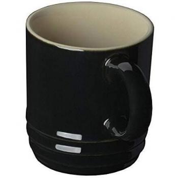 Le Creuset Becher, 0,35 L, Schwarz, Steinzeug