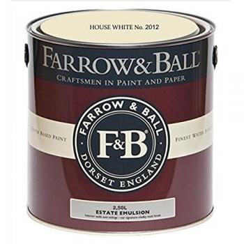 Farrow & Ball 2.5L House White Estate Paint