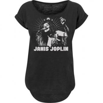 Janis Joplin Spiritual T-Shirt in Schwarz