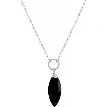 Collar Luxenter Ayom de metal y ónix