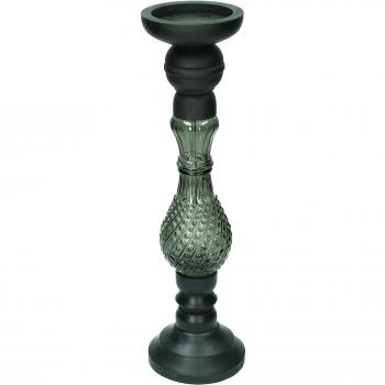 HF Living Teelichtschale Holz & Glas