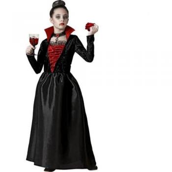 Disfraz de Vampiro Bianca – Niña Negro