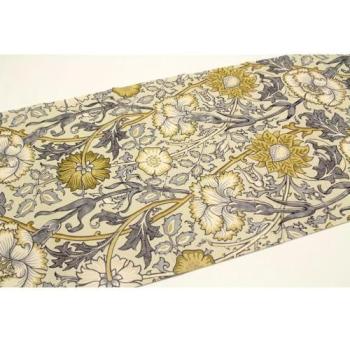 Taupe Khaki William Morris Remake Decorative Weave