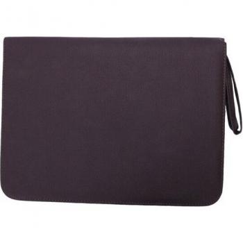 Organisateur de stylos en cuir PU couleur marron