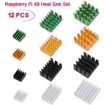 Raspberry Pi 4B Aluminum Heat Sink Set