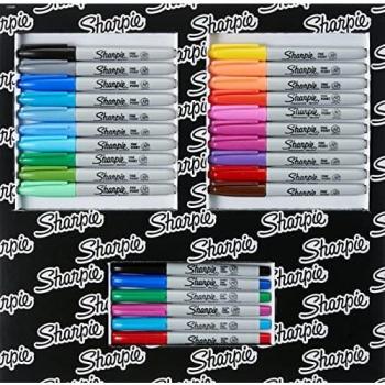 Ensemble de pointe fine Lion Édition spéciale Sharpie – 24 marqueurs + 6 fineliners