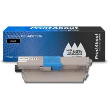 Toner noir compatible PrintAbout OKI 44973536