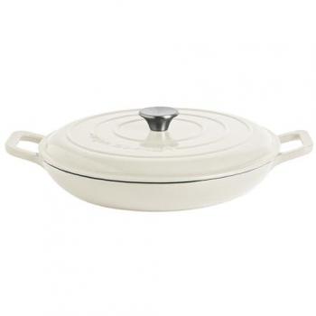 Pebble Gloss 2.3L Cast Iron Casserole Dish